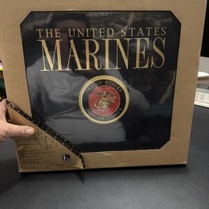 United States Marine Corps Leather Bonded Scrapbook. Brand New!